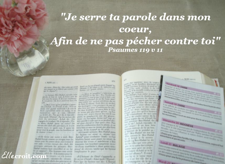 parole psaumes 119 v 11 ellecroit.com