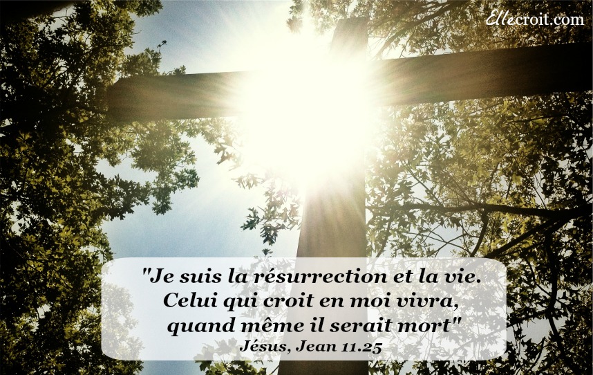 jean 11.25 résurrection Jésus ellecroit.com