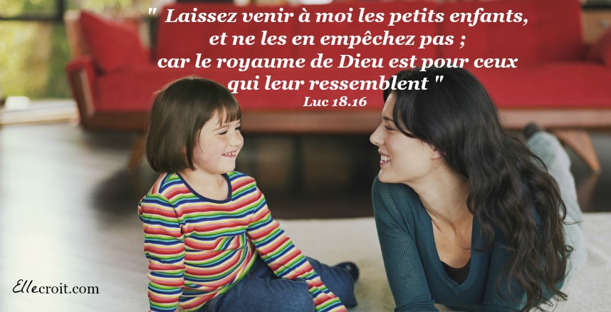 Luc 18.16 les enfants et Jésus