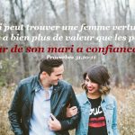 Comment un homme peut avoir confiance en sa femme ?