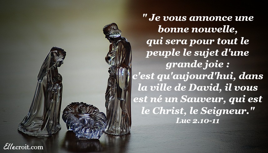 Luc 2. 10 11 Jésus saveur Christ ellecroit.com