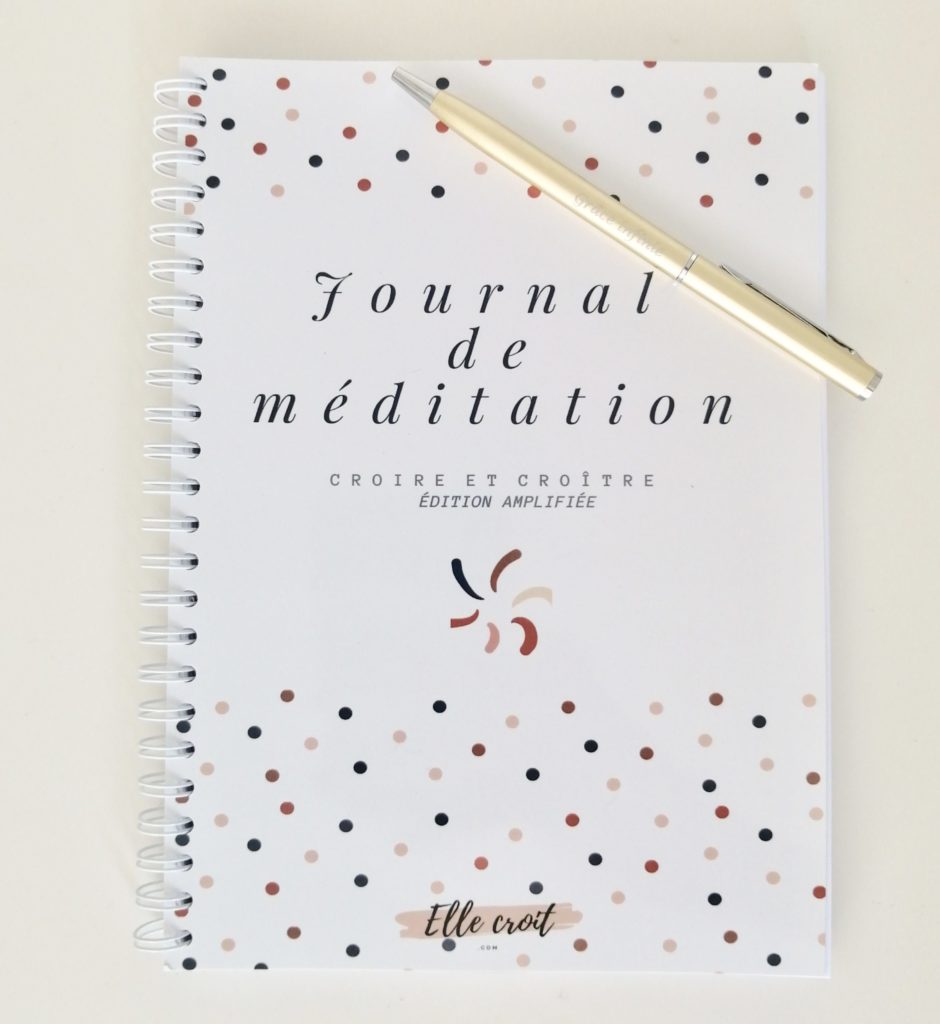 journal de méditation version amplifiée elle croit